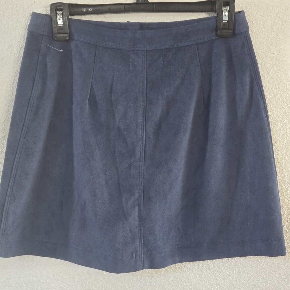 Abercrombie & Fitch Navy A-Line Skirt - Picture 3 of 8